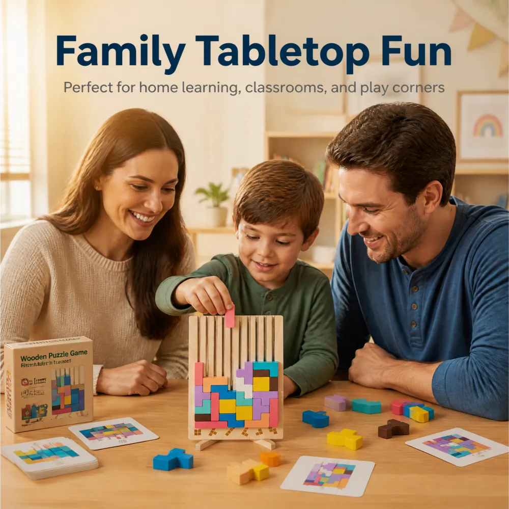 Wooden 3D Stacking Puzzle